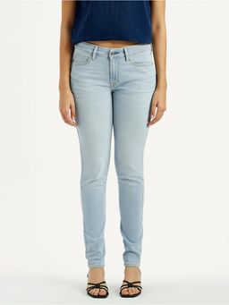 Levi's - Womens Mid Rise 711 Skinny Fit Light-Blue Jeans