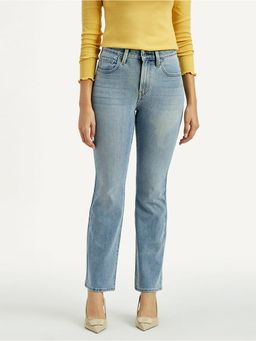 Levi's - Womens Mid Rise 725 Slim Bootcut Fit Light-Blue Jeans