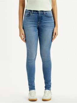 Levi's - Womens High Rise 721 Skinny Light-Blue Jeans