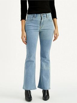 Levi's - Womens High Rise 726 Slim Flare Fit Light-Blue Jeans