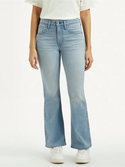 Levi's - Womens High Rise 726 Slim Fit Light-Blue Jeans