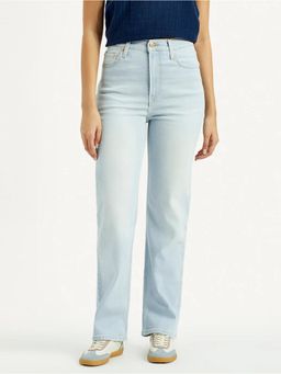 Levi's - Womens High Rise Straight Fit Light-Blue Jeans