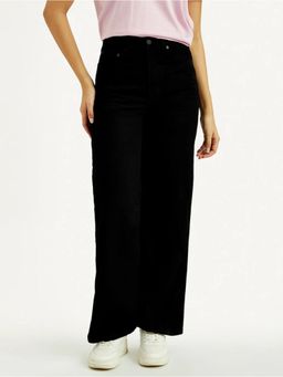 Levi's - Womens High Rise Wide Leg Black Jeans