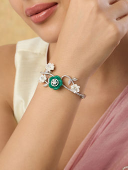 Indinoor - Delvisha Zircon Openable Kada