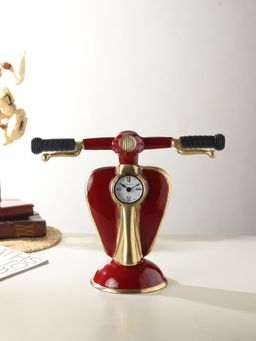 De Maison Decor - Vespa Red Table Clock