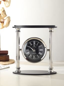 De Maison Decor - Silver Krythos Pillar Clock