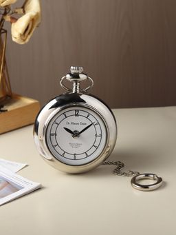 De Maison Decor - Astor Silver Clock