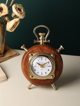 De Maison Decor - Brown Bellmont Table Clock