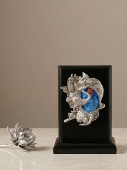 The Home Co - Pure Silver Plated Krishnaji Idol In Premium Velvet Box