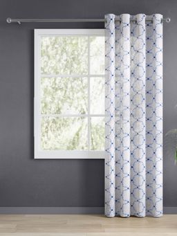 Haus & Kinder - White Sheer Door Curtain (7 Feet)