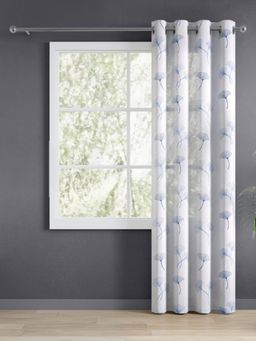 Haus & Kinder - White Sheer Door Curtain (7 Feet)