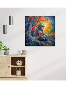 Olive Tree - Multi-Color Canvas Painting for Living Room