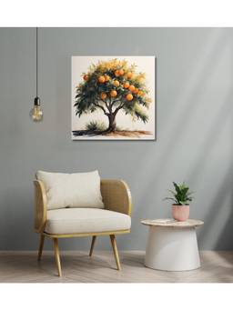 Olive Tree - Multi-Color Canvas Painting for Living Room