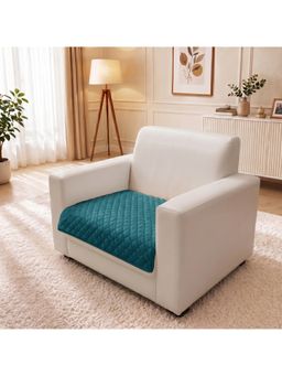 Story@Home - Teal Premium Quilted Anti Slip Sofa Cover