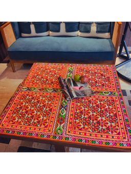 TheYUGO - Multi-Color Manjari Kutch Embroidery Table Top Cover