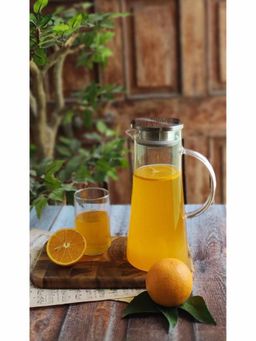 NATURALLY YOURS - Glass Transparent Pitcher, 1500Ml