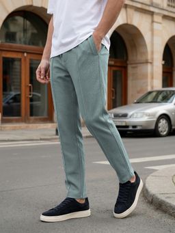 Nobero - Men Grey Urban Taper Trackpant