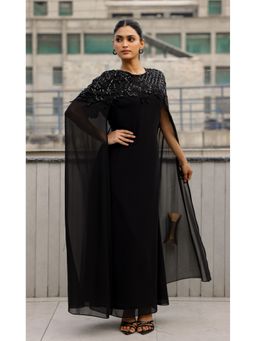 Edition II - Black Cape Dress