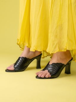 Hydes N Hues - Women Black Sandal Heels