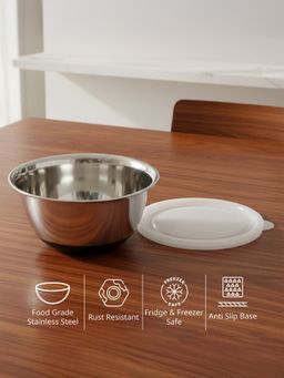 Culinex by thinKitchen - Premium Stainless Steel Anti Skid Mixing Bowl, 3800ml