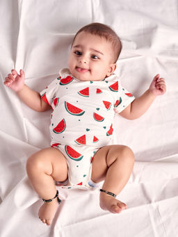Bubz - Watermelon Bamboo Baby Bodysuit
