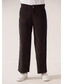 Muvazo - Indigo Garden Black Pant