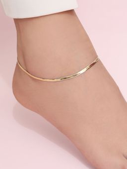 Zavya - Women Dual Tone Delight 925 Sterling Silver Anklet