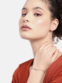 Zavya - Beating Hearts 925 Silver Bracelet Set Of 2