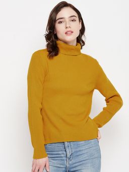 Madame - Women Mustard Sweater