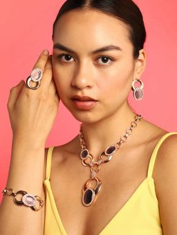 Sohi - Gold Plated Designer Jewellery Set