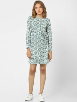 ONLY - Women Printed Green Dress