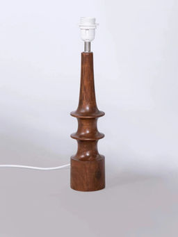 Freedom Tree - Turned Wood Natural Table Lamp