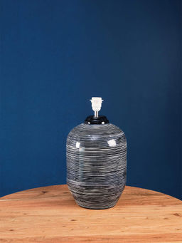 Freedom Tree - Durg Ceramic Black Table Lamp