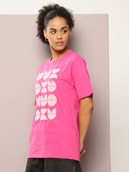 DILLINGER - Womens Self Design Regular T-Shirt