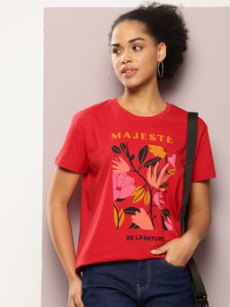 DILLINGER - Womens Floral Regular T-Shirt