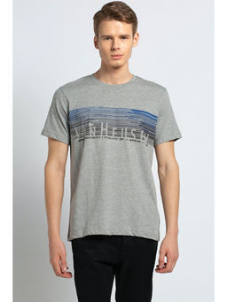 Van Heusen Innerwear - Men Athleisure Crew Neck & Short Sleeve T-Shirt - Grey
