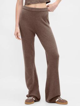 GAP - Brown Cotton Solid Trackpant