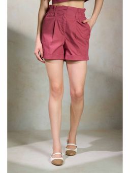 Virgio - Paper Bag Cotton Shorts