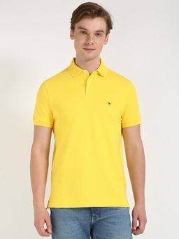 Tommy Hilfiger - Mens Yellow Color Polo T-Shirt