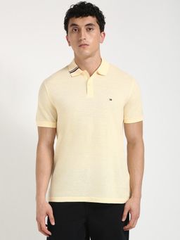 Tommy Hilfiger - Mens Yellow Color Polo T-Shirt