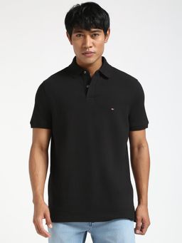 Tommy Hilfiger - Mens Black Color Polo T-Shirt