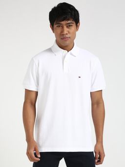 Tommy Hilfiger - Mens White Color Polo T-Shirt