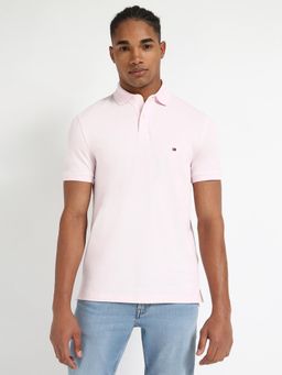 Tommy Hilfiger - Mens Pink Color Polo T-Shirt