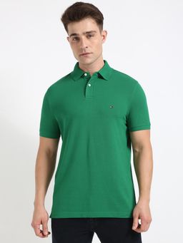 Tommy Hilfiger - Mens Green Color Polo T-Shirt