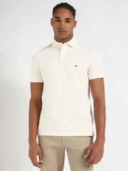 Tommy Hilfiger - Mens Off White Color Polo T-Shirt