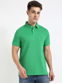 Tommy Hilfiger - Mens Green Color Polo T-Shirt