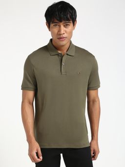 Tommy Hilfiger - Mens Olive Color Polo T-Shirt