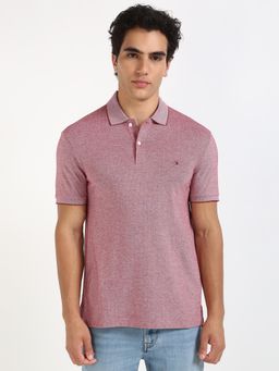 Tommy Hilfiger - Mens Red Color Polo T-Shirt