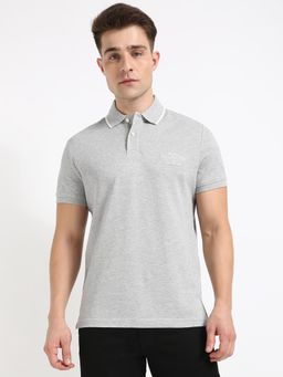 Tommy Hilfiger - Mens Grey Color Polo T-Shirt