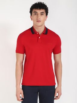 Tommy Hilfiger - Mens Red Color Polo T-Shirt
